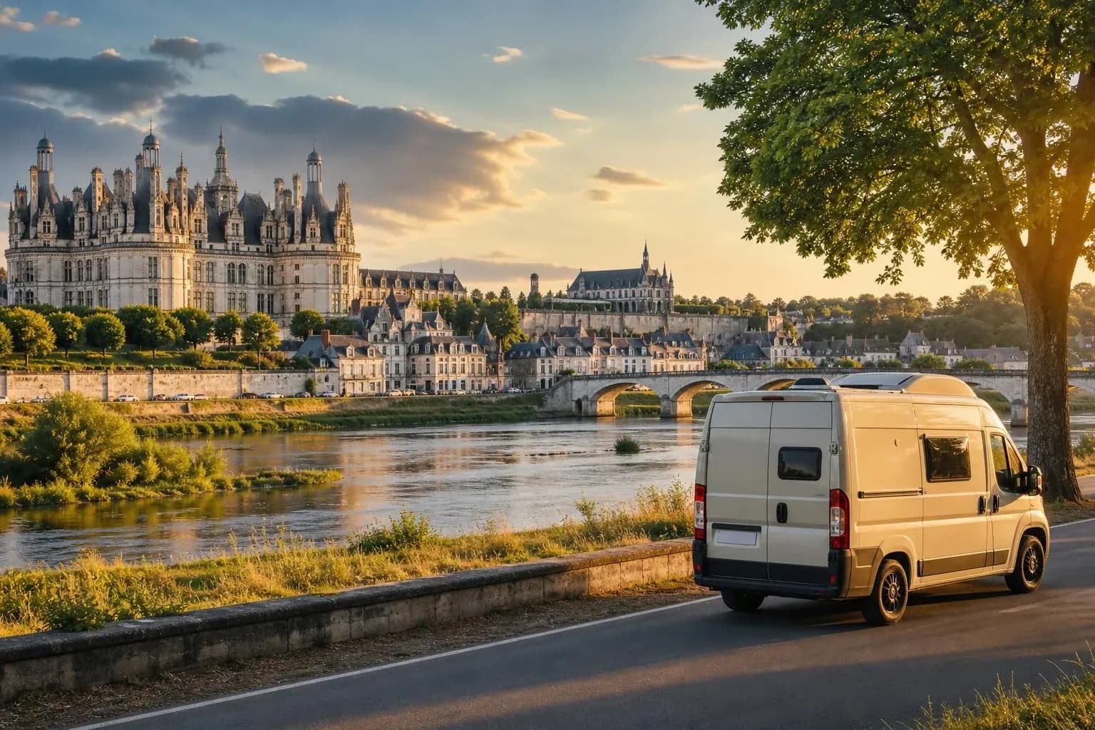 Châteaux de la Loire en van